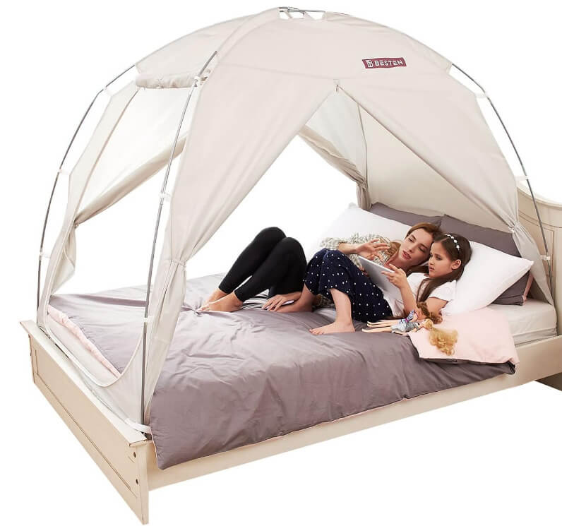 Cool Things For Your Room—Bedroom with privacy tent