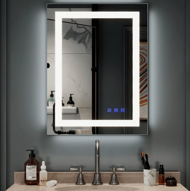 Cool Things For Your Room—Bathroom with smart mirror