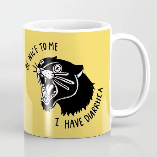 Funny Coffee Mugs-Panther Poop Coffee Mug