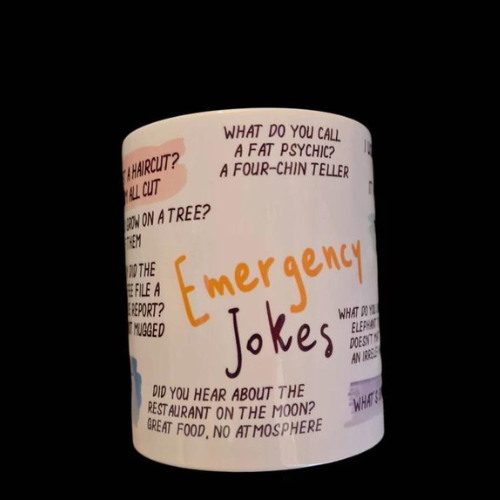 Funny Coffee Mugs-Emergency Jokes  Mug
