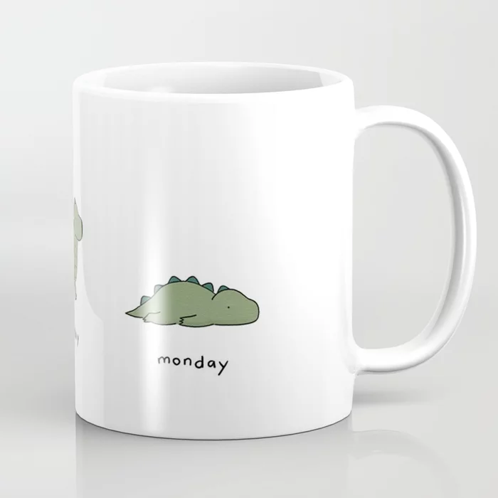 Funny Coffee Mugs-Monday Coffee Mug