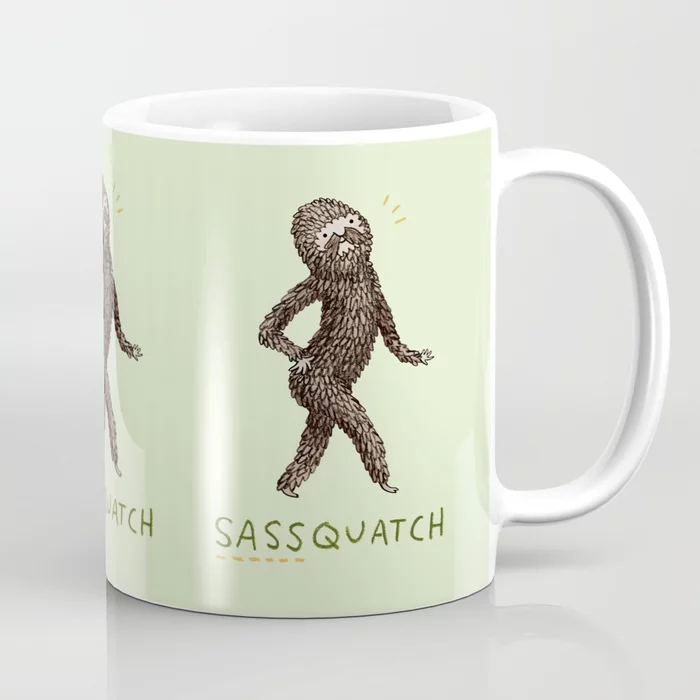 Funny Coffee Mugs-Sassquatch Coffee Mug