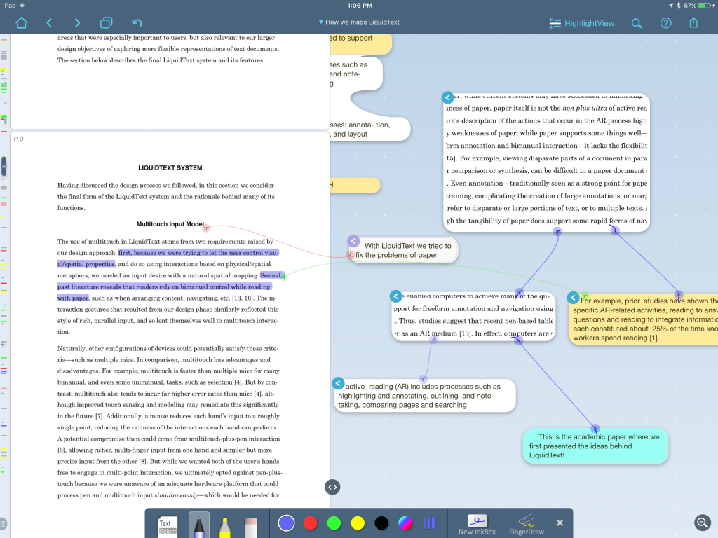 Best Note Taking Apps for iPad-LiquidText