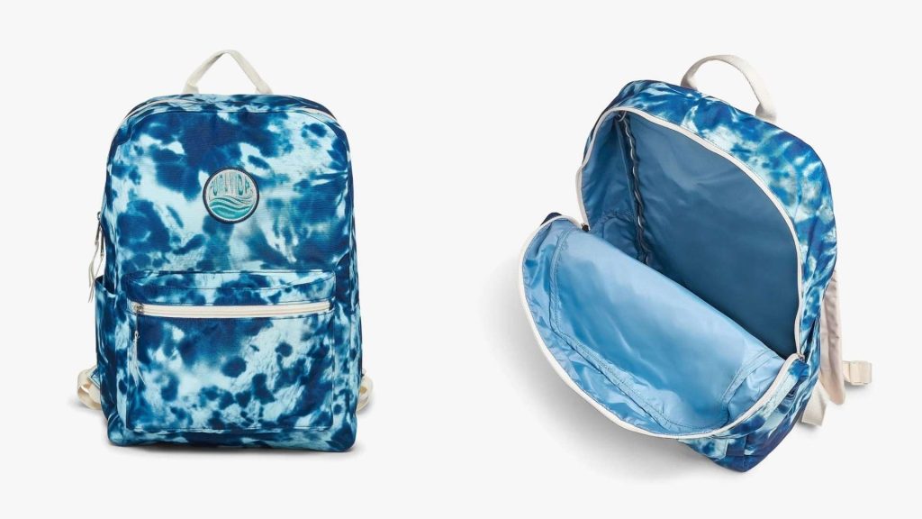 Cool Backpacks for Girls: Pura Vida Bracelets Blue Tie Dye Backpack