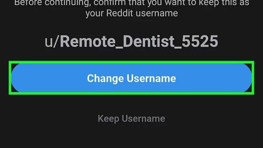 How to Change Reddit Username? Tap 'Change Username'